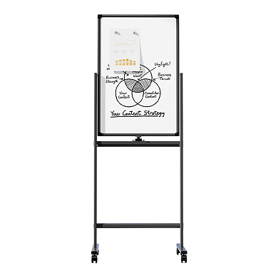 Доска поворотно-мобильная DELI 60х90см на колесиках в Минске - лучшая цена